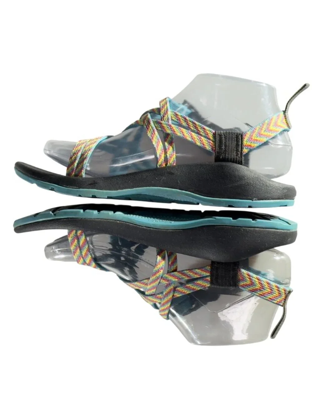 CHACO Z/Cloud Sandals Adjustable Straps Vibrant Pattern Size UK 5 US 7